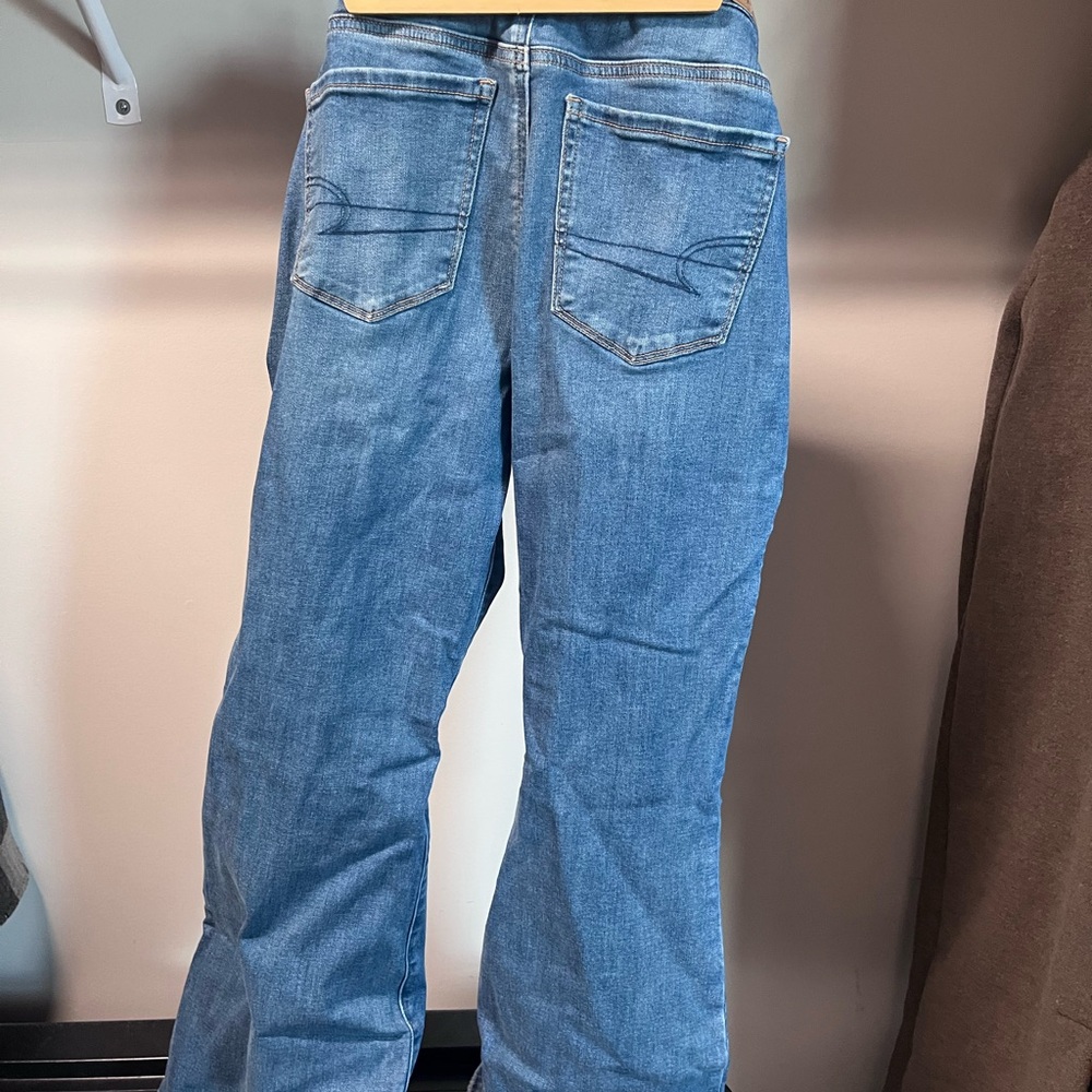 American Eagle Outfitters Medium Blue Wide Leg Jeans
